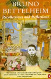 Cover of: Recollections and Reflections (Penguin Psychology) by Bruno Bettelheim