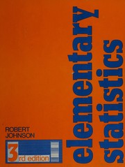 Cover of: Elementary statistics by Robert Russell Johnson
