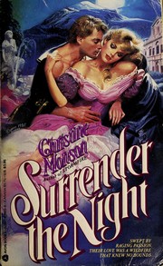 Cover of: Surrender the Night by Christine Monson