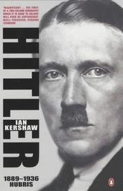 Cover of: Hitler, 1889-1936 by Ian Kershaw