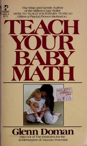 Cover of: Teach Your Baby Math by Glenn Doman