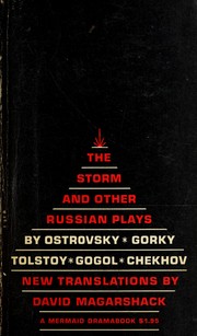 Cover of: The storm, and other Russian plays. by David Magarshack