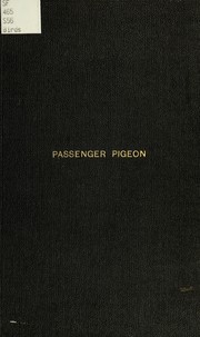 Cover of: Published figures and plates of the extinct passenger pigeon