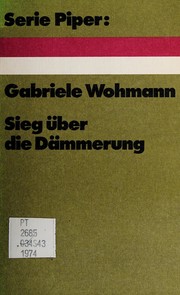 Cover of: Sieg über die Dämmerung: Erzählungen