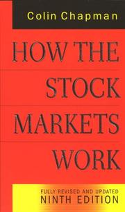 Cover of: How the Stock Markets Work, 9th edition by Colin Chapman