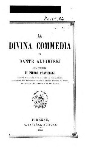 La Divina commedia di Dante Alighieri by Dante Alighieri