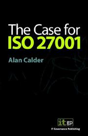 Cover of: The Case for ISO 27001