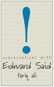 Cover of: Conversations with Edward Said (Conversations With) by Edward W. Said