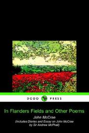 Cover of: In Flanders Fields and Other Poems