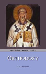 Cover of: Orthodoxy by Gilbert Keith Chesterton