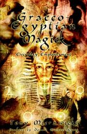 Cover of: Graeco-Egyptian Magick by Tony Mierzwicki