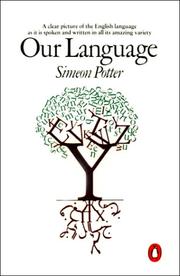 Cover of Our language by simeon potter