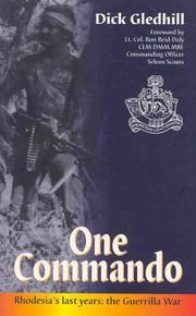 Cover of: One Commando by Dick Gledhill