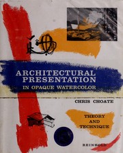 Cover of: Architectural presentation in opaque watercolor by Chris Choate