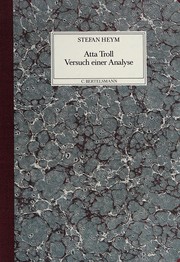 Cover of: Atta Troll: Versuch einer Analyse