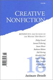 Intimate Details (Creative Nonfiction, No. 18) by Lee Gutkind