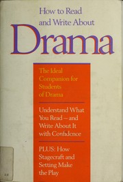 Cover of: How to read and write about drama