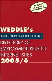 WEDDLE's Directory of Employment-Related Internet Sites by Peter Weddle