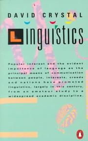 Cover of: Linguistics