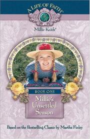 Cover of: Millie's Unsettled Season, Book 1