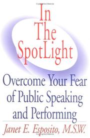 Cover of: In The SpotLight by Janet E. Esposito