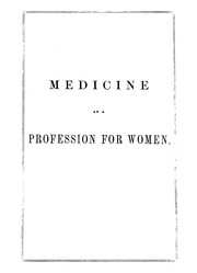 Cover of: Medicine as a Profession for Women