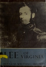 Cover of: Lee of Virginia.