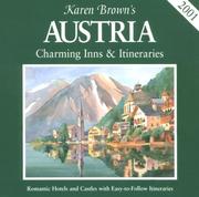 Cover of: Karen Brown's Austria: Charming Inns & Itineraries 2001 (Karen Brown Guides/Distro Line)
