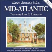 Cover of: Karen Brown's USA: Mid-Atlantic Charming Inns & Itineraries 2002 (Karen Brown's Mid-Atlantic. Charming Inns & Itineraries)