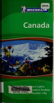 Cover of: Michelin the Green Guide Canada (Michelin Green Guide: Canada English Edition)