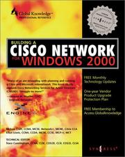 Cover of: Building a Cisco Network for WIndows 2000 by Elliot Lewis, et. al.