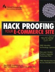 Cover of: Hack Proofing Your Ecommerce Site