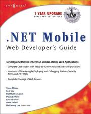 Cover of: .NET Mobile Web Developer's Guide