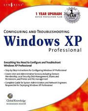 Cover of: Configuring and Troubleshooting Windows XP Professional (With CD-ROM) by Brian Barber, Chad Todd, Norris L. Johnson Jr.