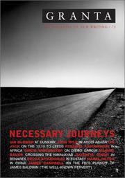 Cover of: Granta 73: Necessary Journeys (Granta: The Magazine of New Writing) by Ian Jack