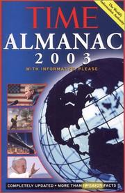 Cover of: Time: Almanac 2003 by Editors of Time Magazine