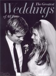 The greatest weddings of all time by Elizabeth Sporkin, People Magazine Editors