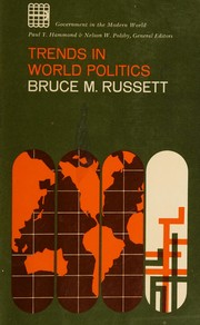 Cover of: Trends in world politics by Bruce M. Russett