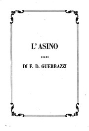 Cover of: L'asino: sogno by Francesco Domenico Guerrazzi