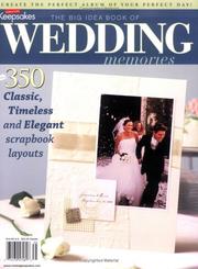 Cover of: The Big Idea Book of Wedding Memories
