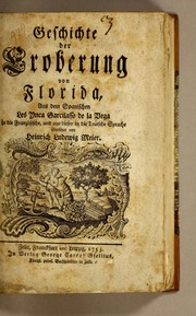 Cover of: Geschichte der Eroberung von Florida by Garcilaso de la Vega