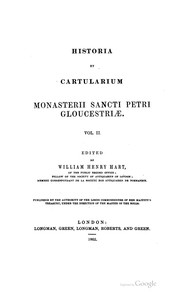 Cover of: Historia et cartularium Monasterii sancti Petri Gloucestriae: Volume 2