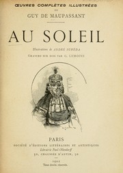 Cover of: Au soleil by Guy de Maupassant