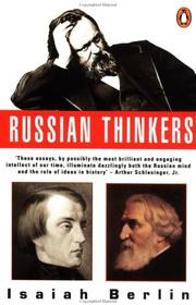 Cover of: Russian Thinkers (Penguin Philosophy) by Isaiah Berlin