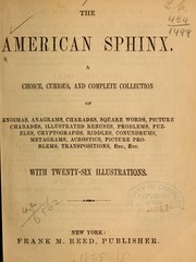 Cover of: The American sphinx by Reed, Frank M., New York, pub. [from old catalog]