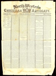 Cover of: North-western Christian advocate by T. M. Eddy