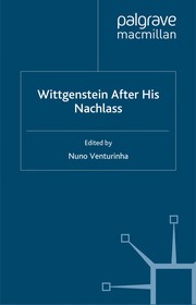 Cover of: Wittgenstein after his Nachlass by edited by Nuno Venturinha.