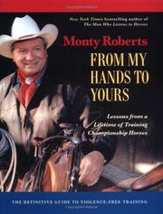 Cover of: From My Hands to Yours by Monty Roberts, Jean Abernethy