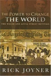 Cover of: The Power to Change the World by Rick Joyner