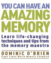 Cover of: You can have an amazing memory by Dominic O'Brien